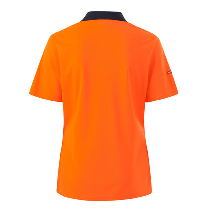 Womens Short Sleeve Hi Vis Polo