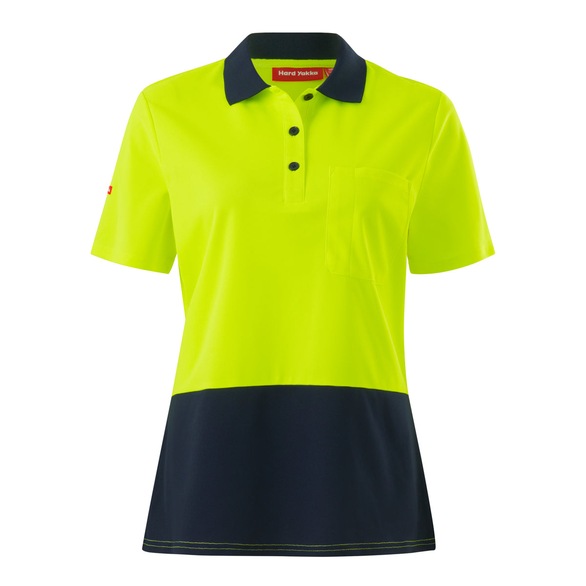 Womens Short Sleeve Hi Vis Polo