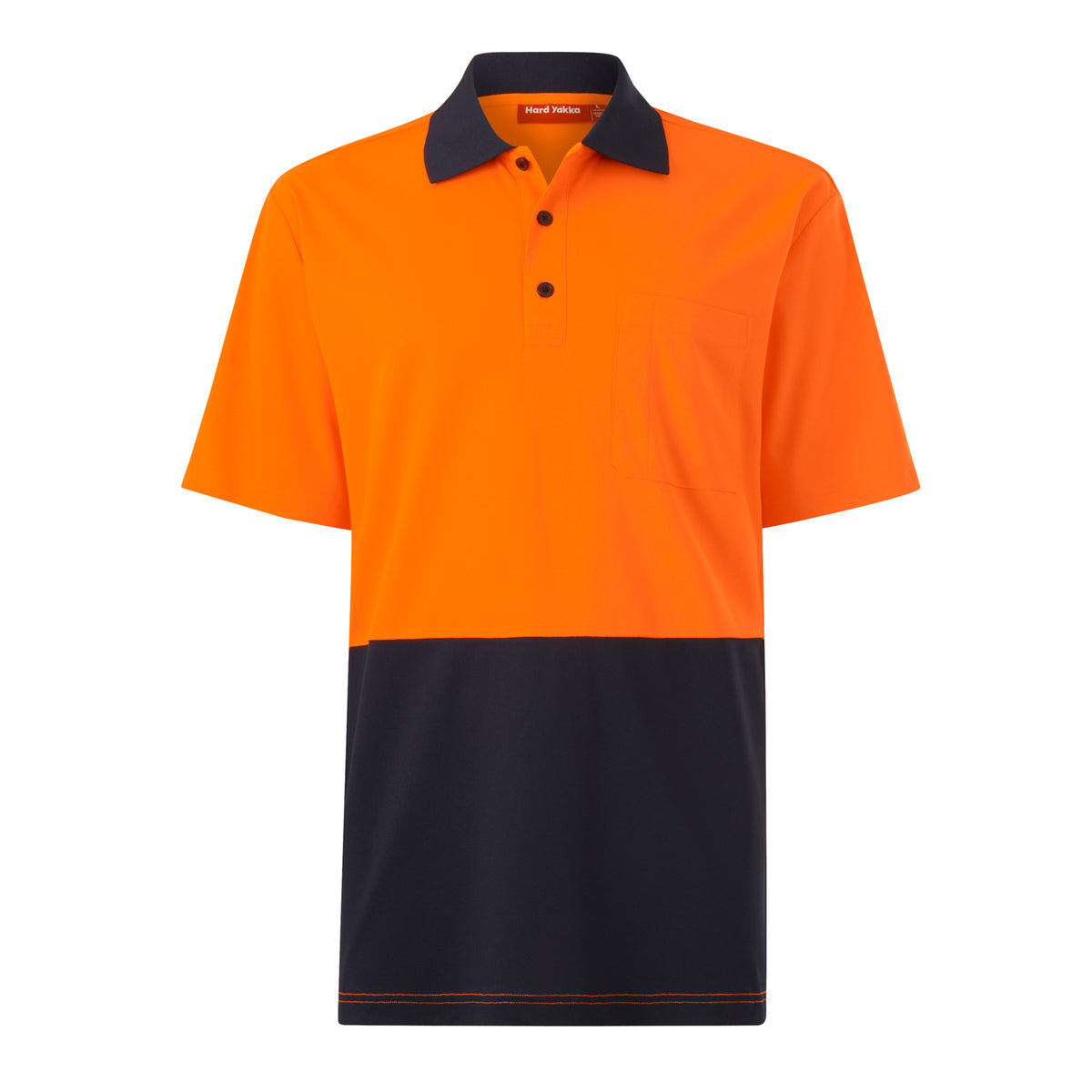 Mens Short Sleeve Hi Vis Polo