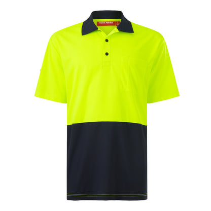 Mens Short Sleeve Hi Vis Polo
