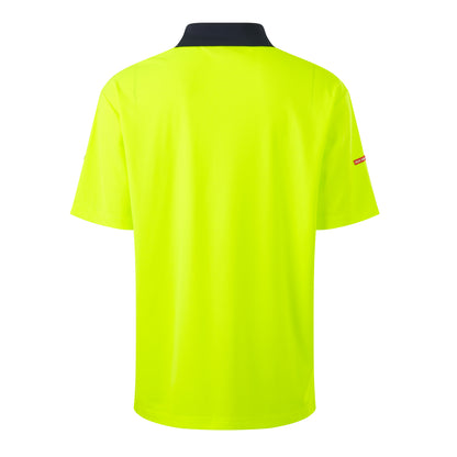 Mens Short Sleeve Hi Vis Polo